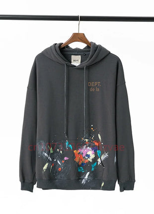 DEPT Fashion Hoodies for Men and Women Letter Print Hoodie Autumn