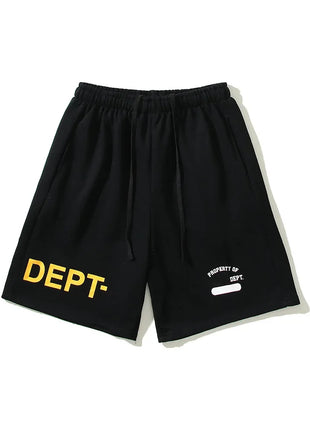 Dept Luxury Design Letter Print Short Pants for Men and Women Fashion