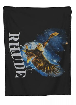 Nwt Rhude Black Cotton Eagle Sky S Size M Vacation On Sale Party