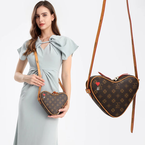 Walmart Heart Shape Purses and Handbags Luxury Designer  Crossbody Bag