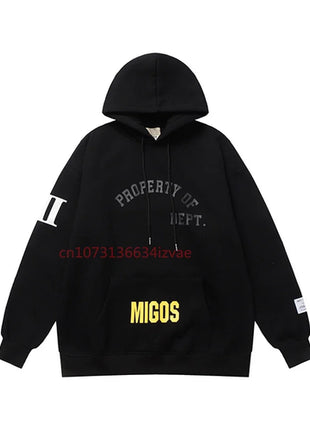 DEPT Fashion Hoodies for Men and Women Letter Print Hoodie Autumn