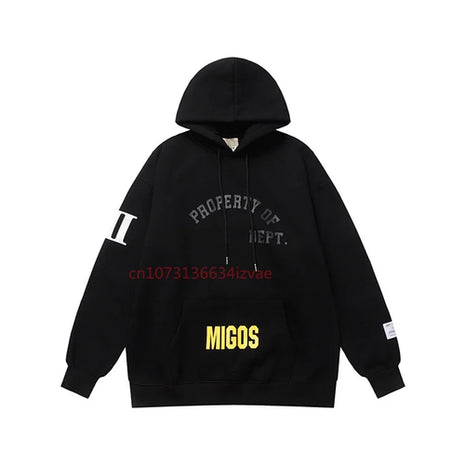 DEPT Fashion Hoodies for Men and Women Letter Print Hoodie Autumn