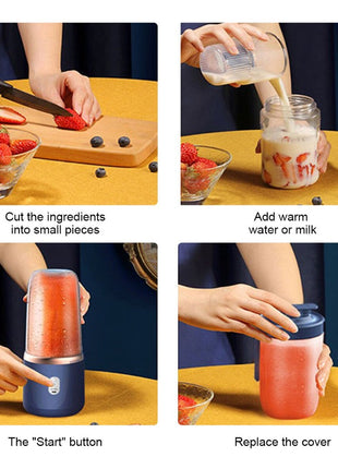 High Quality Twin Gear Portable Juice Blender