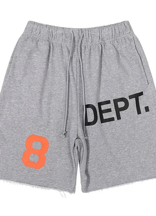 Dept Luxury Design Letter Print Shorts for Men and Women Fashion Brand