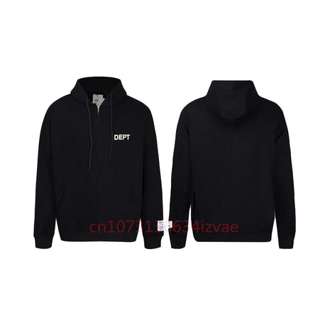 DEPT Fashion Brand Hoodies for Men and Women Letter Print Long-sleeved