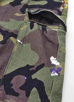 Dept Letter Print Fashion Brand Camouflage Pants Gallery Summer Loose