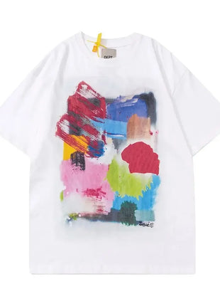 DEPT Fashion Brand Letter Print T Shirt for Men and Women Short Sleeve