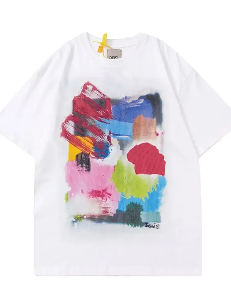 DEPT Fashion Brand Letter Print T Shirt for Men and Women Short Sleeve