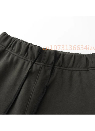 Dept Letter Print Sweatpants Fashion Brand Autumn and Winter Loose