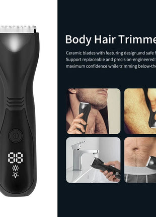 Rechargeable LED Display Hair Clipper Hair Trimmer For Men Shaver Hair