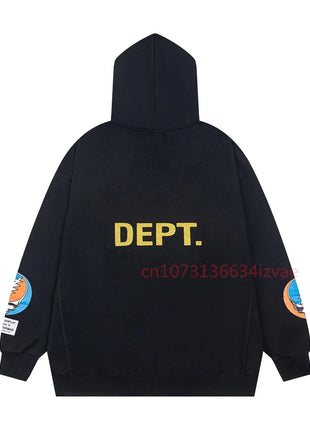 DEPT Fashion Hoodies for Men and Women Letter Print Hoodie Autumn