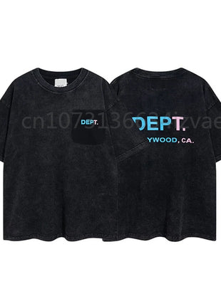 DEPT Fashion Brand Letter Print T Shirts for Men and Women Short