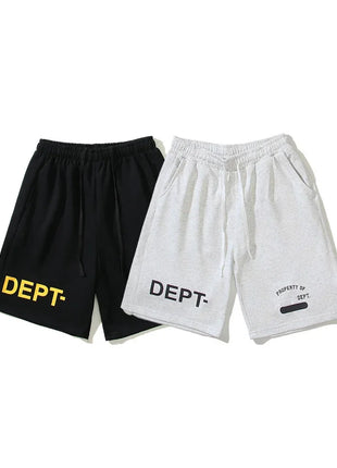 Dept Luxury Design Letter Print Short Pants for Men and Women Fashion