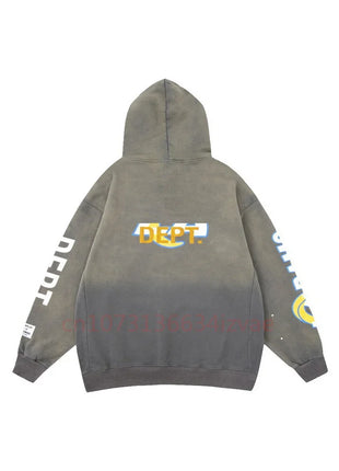 DEPT Fashion Hoodies for Men and Women Letter Print Hoodie Autumn