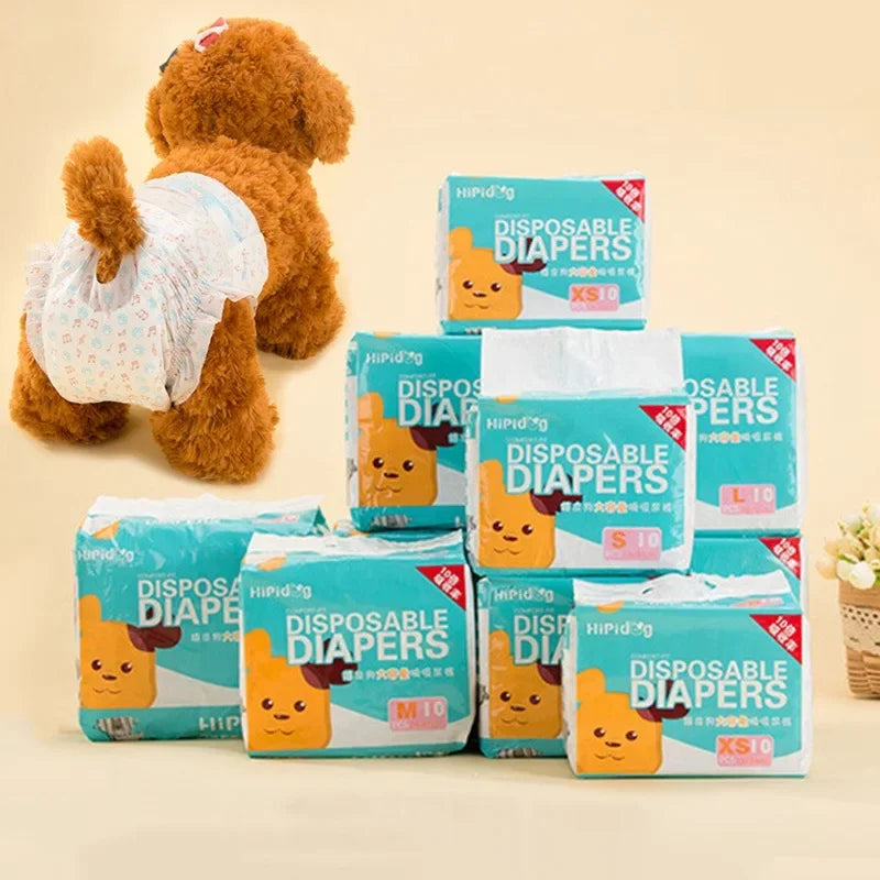 10pcs Pet Diapers
