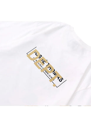 DEPT Fashion Brand Letter Print T Shirt for Men and Women Short Sleeve