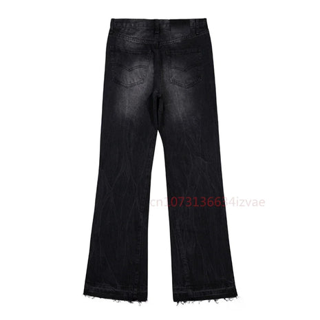 Dept Print Fashion Brand Jeans Autumn and Winter Loose Casual Sports