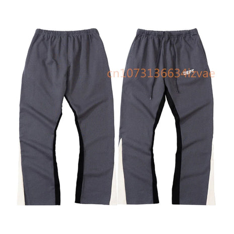 Dept Letter Print Sweatpants Fashion Brand Autumn and Winter Loose