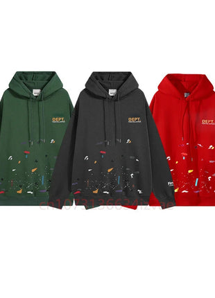 DEPT Fashion Brand Zipper Hoodies for Men and Women Letter Print