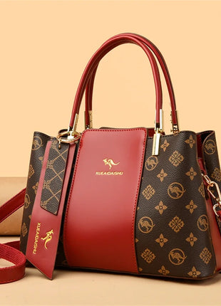 Luxury Handbag Fashion Walmart Print Large Capacity Soft Leather Women