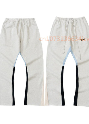 Dept Letter Print Sweatpants Fashion Brand Autumn and Winter Loose