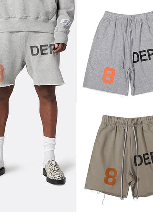 Dept Luxury Design Letter Print Shorts for Men and Women Fashion Brand