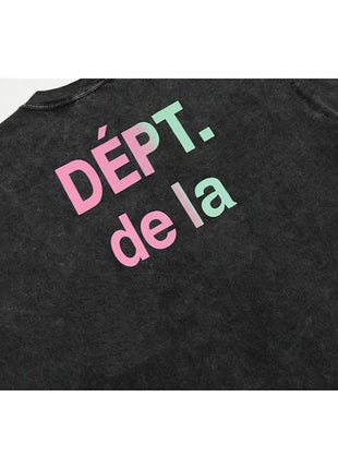 DEPT Fashion Brand Letter Print T Shirts for Men and Women Short