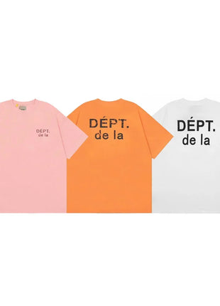 DEPT Fashion Brand Letter Print T Shirts for Men and Women Short