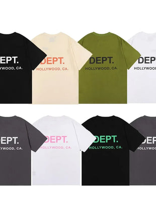 DEPT Fashion Brand T-Shirt Men Couple style Classic letter Gallery