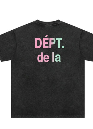 DEPT Fashion Brand Letter Print T Shirts for Men and Women Short