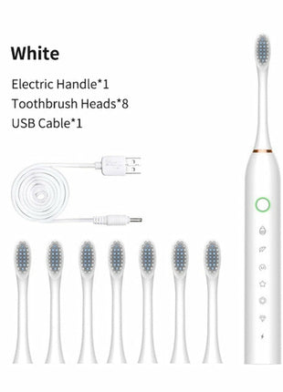 Smart Electric Sonic Toothbrush Rechargeable Electronic Teeth Brush