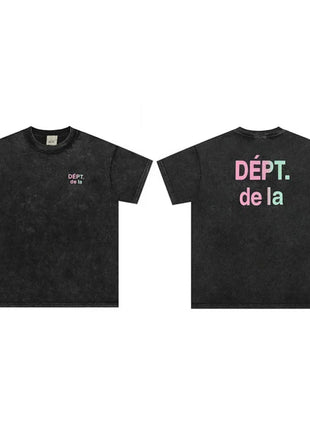 DEPT Fashion Brand Letter Print T Shirts for Men and Women Short