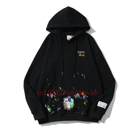 DEPT Fashion Hoodies for Men and Women Letter Print Hoodie Autumn