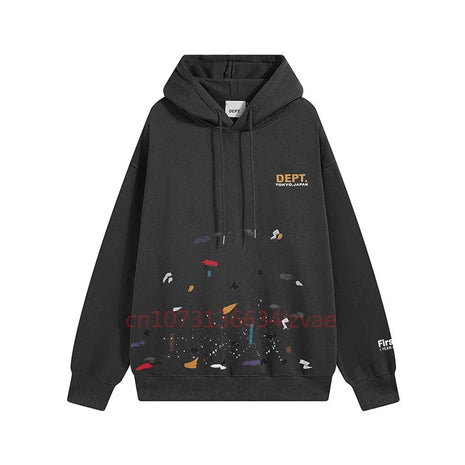 DEPT Fashion Brand Zipper Hoodies for Men and Women Letter Print