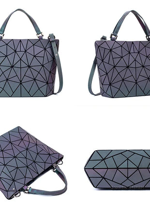 Women Handbags Walmart Luxury Geometric Shoulder Bag Set Folding Tote