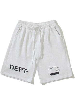 Dept Luxury Design Letter Print Short Pants for Men and Women Fashion