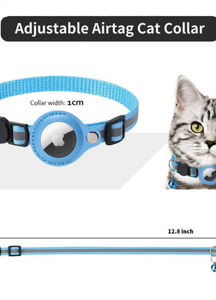 Reflective Airtag Case Collar for Cats and Dogs