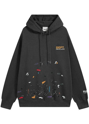 DEPT Fashion Brand Zipper Hoodies for Men and Women Letter Print