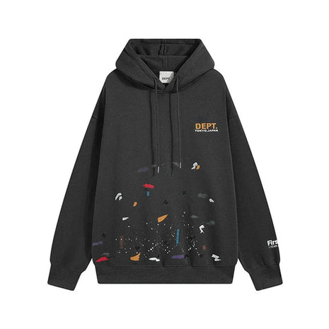 DEPT Fashion Brand Zipper Hoodies for Men and Women Letter Print