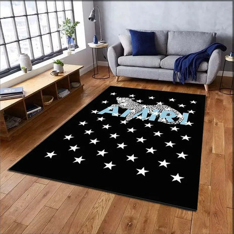 Brand A-Amiri Logo Living Room Bedroom Beautiful Carpet Non-slip