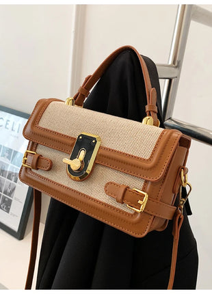 Bag Handbag Color Blocking Purse New Handbag Wholesale Fashion Ladies Shoulder Bag Cute Women's Bag