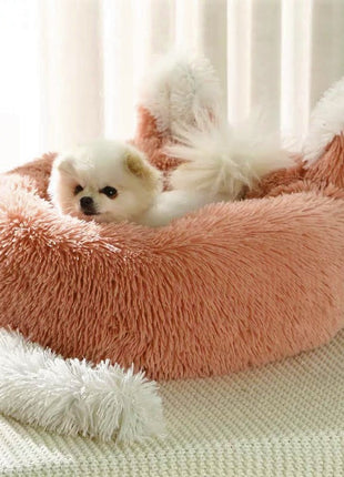 Fast Shipping Plush Pet Bed with Ears and Tail for Cats and Small Dogs