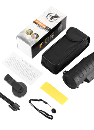 10X HD Optical Monocular Telescope with Phone Clip