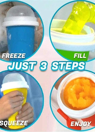 Slushy Maker Portable Travel Ice Cup Homemade Freeze Drinks Cup