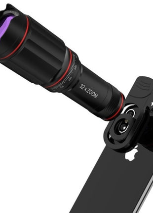 Ultra Crystal HD 32x Zoom Telescope Mobile Phone Camera Lens Set