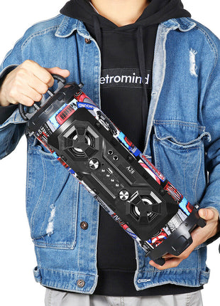 Portable Superior Bass Wireless Boombox with Radio Bluetooth Speakers