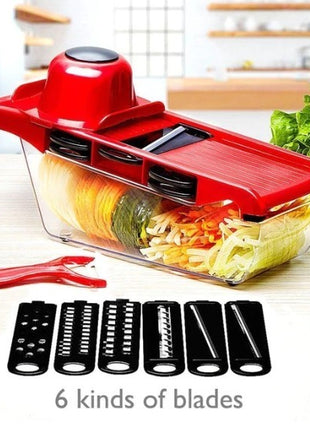 Stainless Steel 6 Blades Vegetable Slicer