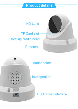 IP WiFi Camera Baby Monitor Home Security Camera