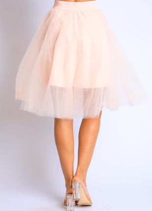 Tutu Tulle Knee Length A Line Ballet Dance Prom Party Layers Skirt