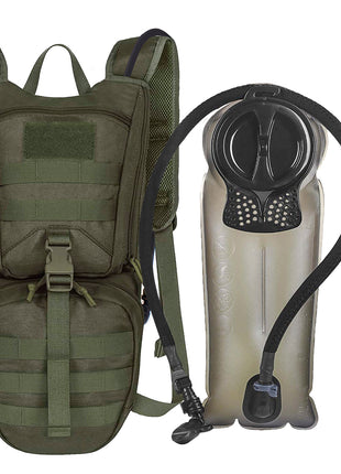 Tactical Hydration Backpack with 2.5L Bladder and Thermal Insulation